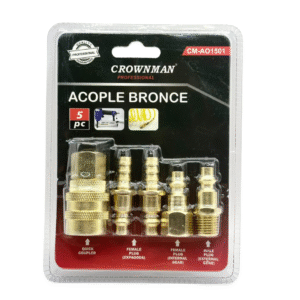 Kit De Compresor Acople Rápido 1/4 5 Pcs