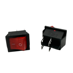 BOTON ON/OFF RECTANG. CON LUZ